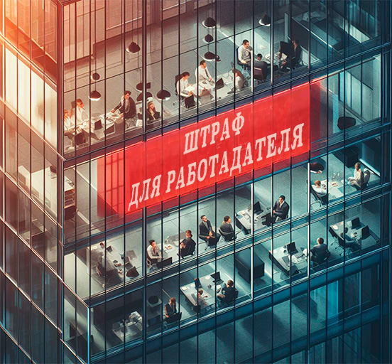С начала 2024 года работодателям грозят штрафы до 100 000 рублей